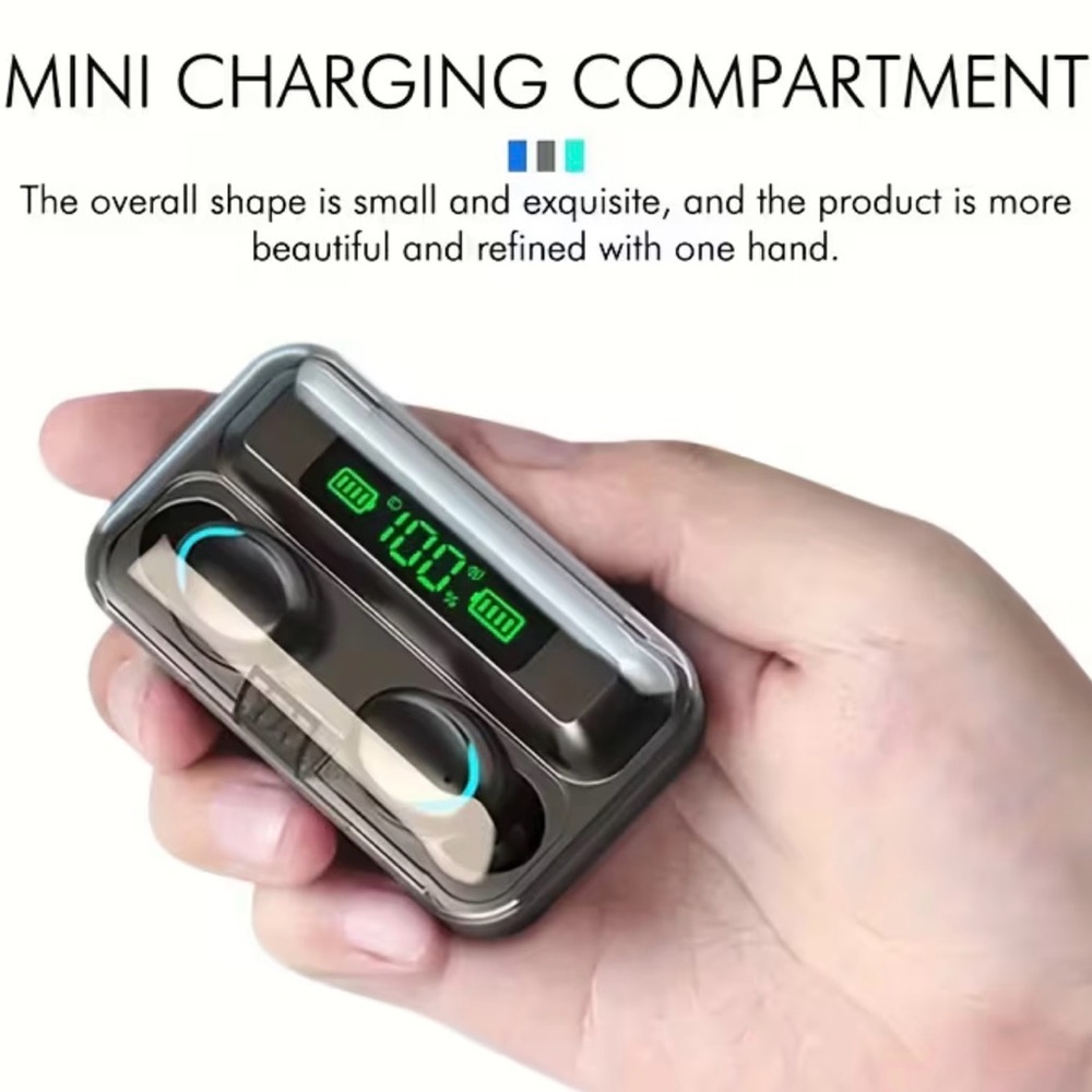 TWS F9 True Wireless Earphones with Power Bank - Picture 5 of 6